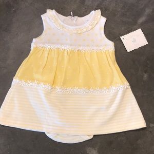 Hartstrings baby yellow dress